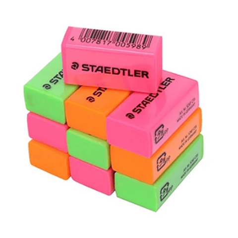 Goma De Borrar 526 Neon Staedtler.