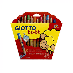 Lápices 12 colores Giotto Bebé.
