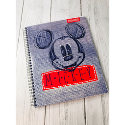 Cuaderno Universitario 100 Hjs 7 Mm Mickey Juvenil Proarte