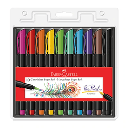 Brush Pen 10 Colores Faber Castell