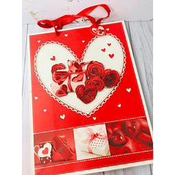 Bolsa de Regalo Grande San Valentin 3D