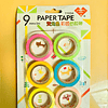 Set Cinta Masking Colores Paper Tape