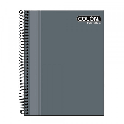 Cuaderno Triple 150 Hjs 7mm Colon