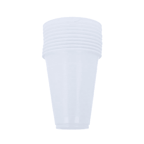 Vaso Desechable Blanco 10 unidades