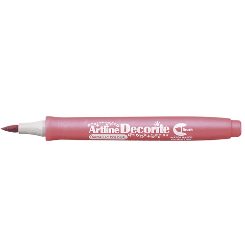 Brush Pen Decorite Metálicos Artline