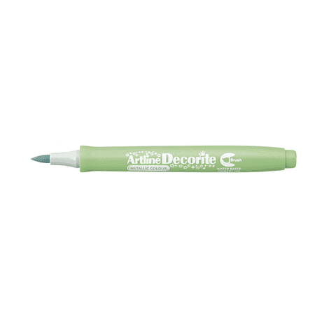 Brush Pen Decorite Metálicos Artline