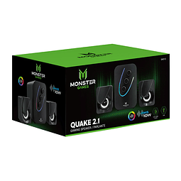 Parlantes con Subwoofer Games Firing Monster