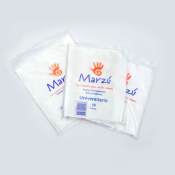 Forro Libro Termolaminado Marzu Transparente