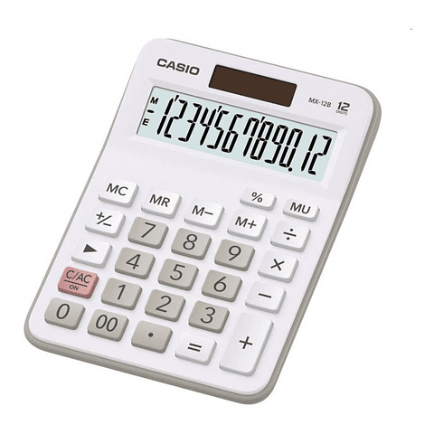 Calculadora de Escritorio MX-12B Blanca Casio