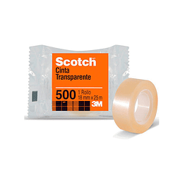 Cinta Adhesiva Scotch 500 18mm x 25mt