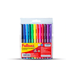 Plumones Scripto 12 Colores Fultons.