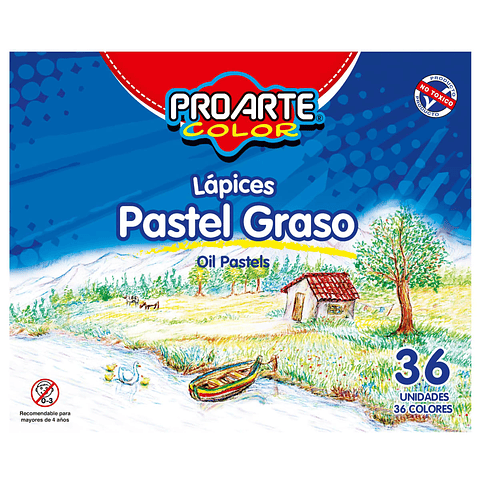 Lapiz Pastel Graso 36 Colores Proarte