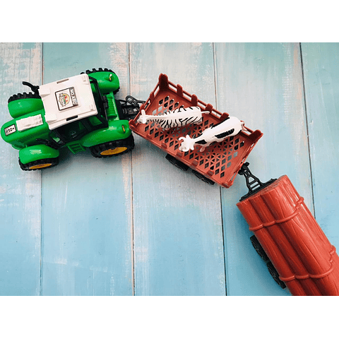 Tractor con Animalitos Nobel Toys