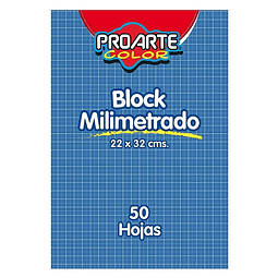 Block Papel Milimetrado 50 Hojas Proarte