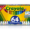 Marcadores Lavables 64 Unidades Crayola