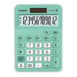 Calculadora 12 Dígitos Casio MX-12vVerde  Casio 