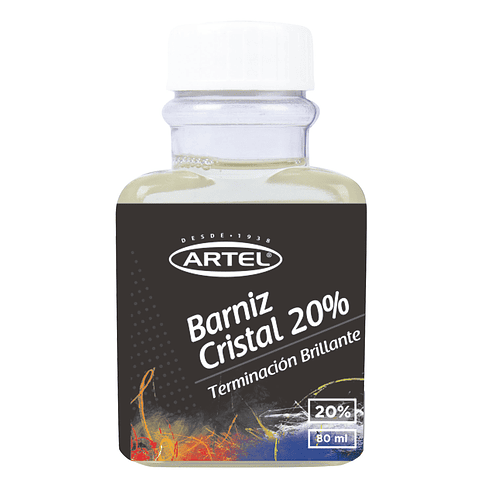 Barniz Cristal 20% 80ml. Artel