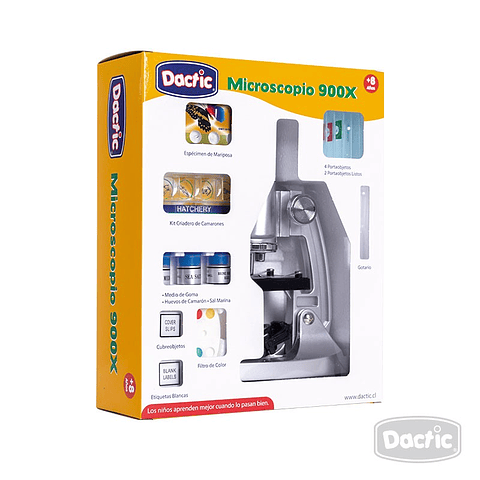 Microscopio 900x con accesorios Dactic