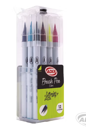 Brush Pen Koi 12 Colores Surtidos