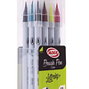 Brush Pen 12 Colores Adix