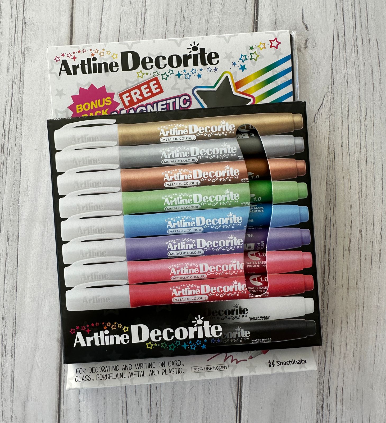 Brush Pen Decorite 10 Colores Artline