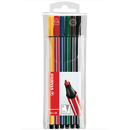 Set Stabilo 6 Colores Pen 68