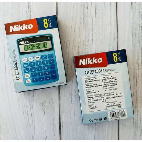 Calculadora 8 Dígitos Nikko