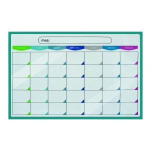 Planner Settimanale Magnetico Bi-Office 90x60cm - Lavagna Bianca Con Cornice Alluminio - Foto 11