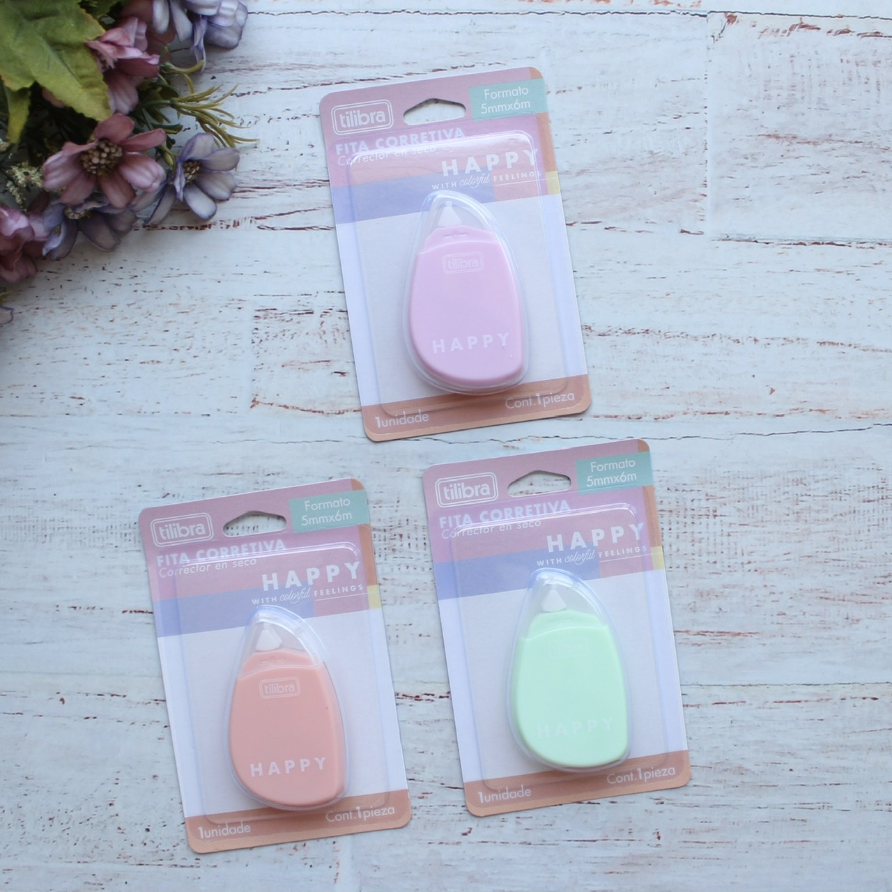 Corrector en Cinta 5mm Happy