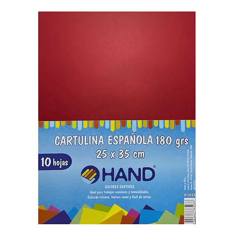 Sobre Cartulina Española Hand 