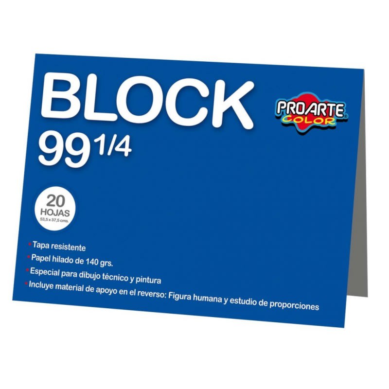 Block Dibujo 1/4 Proarte