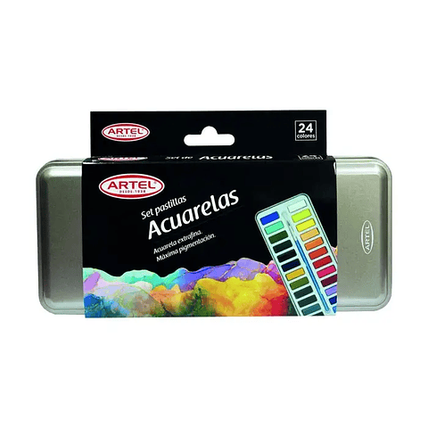 Acuarela 24 Colores Artel