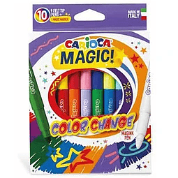 Plumón 10 Colores Colorhange  Magic Carioca
