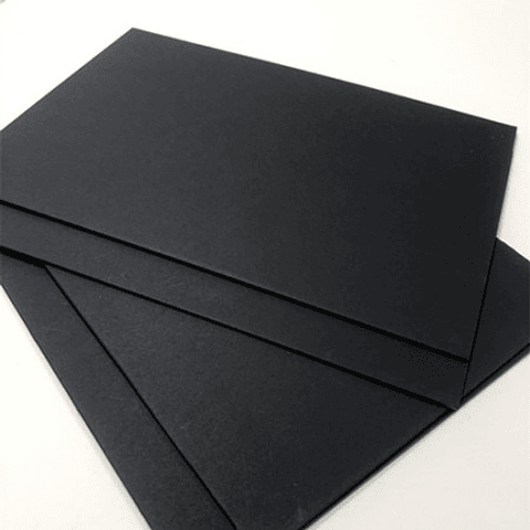 Carton Piedra  1.5mm  Negro Marzu
