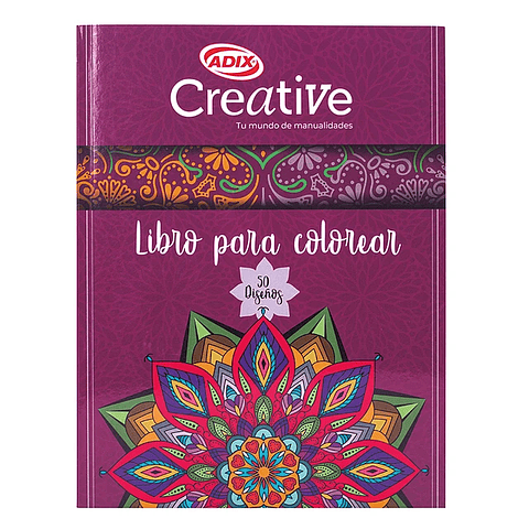 Libro Mandala 50 Diseños  Adix Creative 