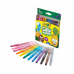	Set  12 Mini  Crayones  Silly  Scents  Crayola.