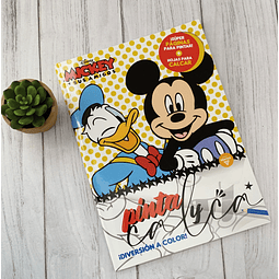 Libro  Actividades Pinta  Y Calca  Mickey. 