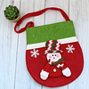 Bolsa  Genero  Rojo / Verde  Navidad Diseños  25 x 46 cm Grupo Feliz.