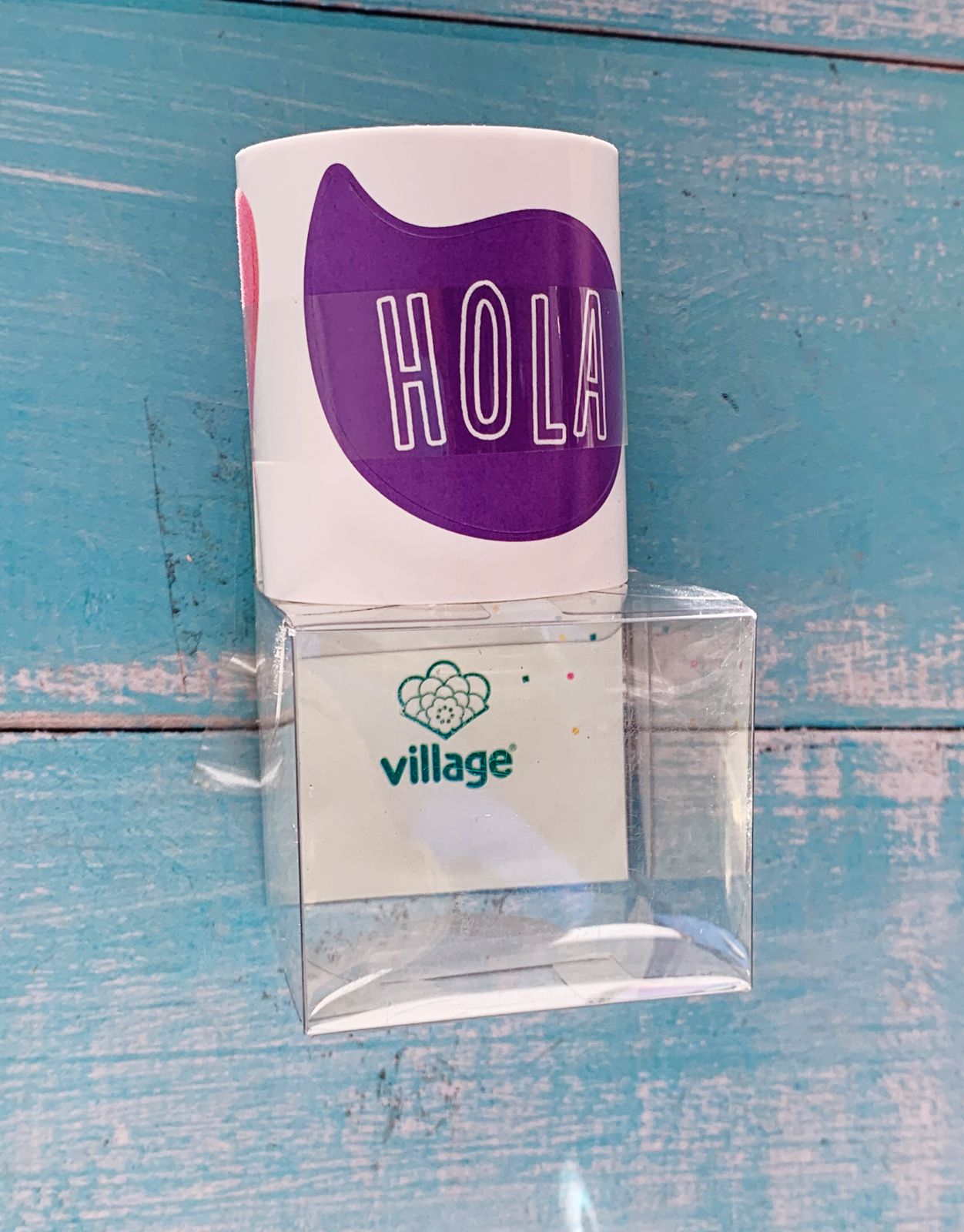 Caja Stickers En Rollo Village.