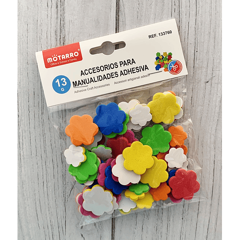Pack de 100 letras puzzle adhesivas de goma eva - Material de oficina,  escolar y papelería