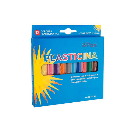 Plasticina 12 Colores Pax