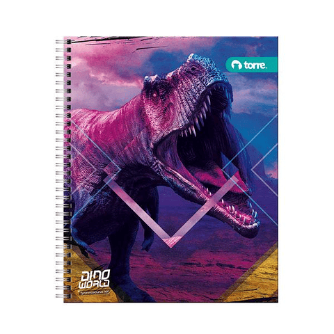 Cuaderno Universitario 7 Mm 100 Hjs Torre Dinoworld