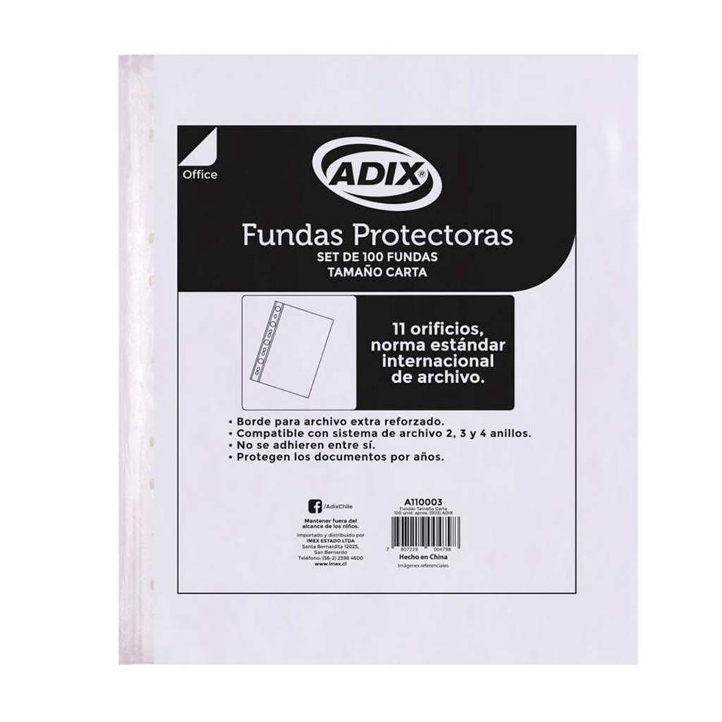 Funda 10 Und Adix