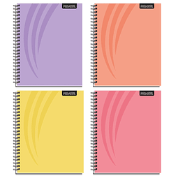 Cuaderno Universitario 100 Hjs 7 Mm Proarte Pasteles
