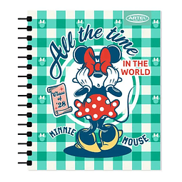 Cuaderno Medio Oficio 120Hjs Aartel Minnie Disney