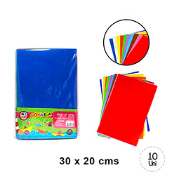 Sobre Goma Eva 10 Colores Arte Top 