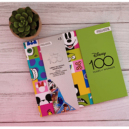 Libro De Notas Adhesivas Disney 100 Años Proarte 