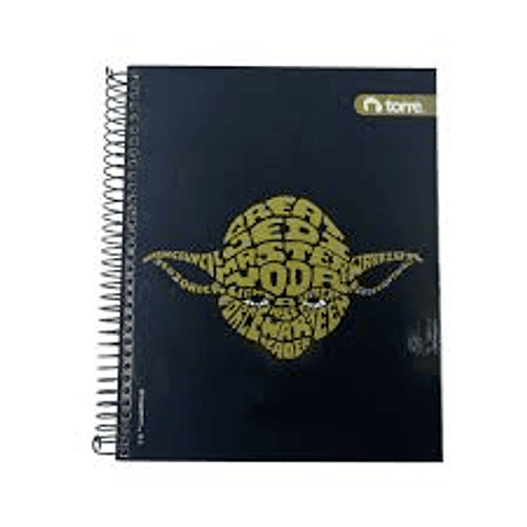 Cuaderno Medio Oficio 150 Hjs 7 Mm Torre Star Wars