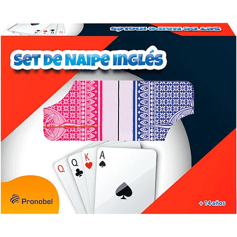 Juego de Naipes Ingles Pronobel