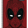 Cuaderno Universitario 100 Hjs 7 Mm Proarte Deadpool